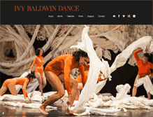 Tablet Screenshot of ivybaldwindance.org